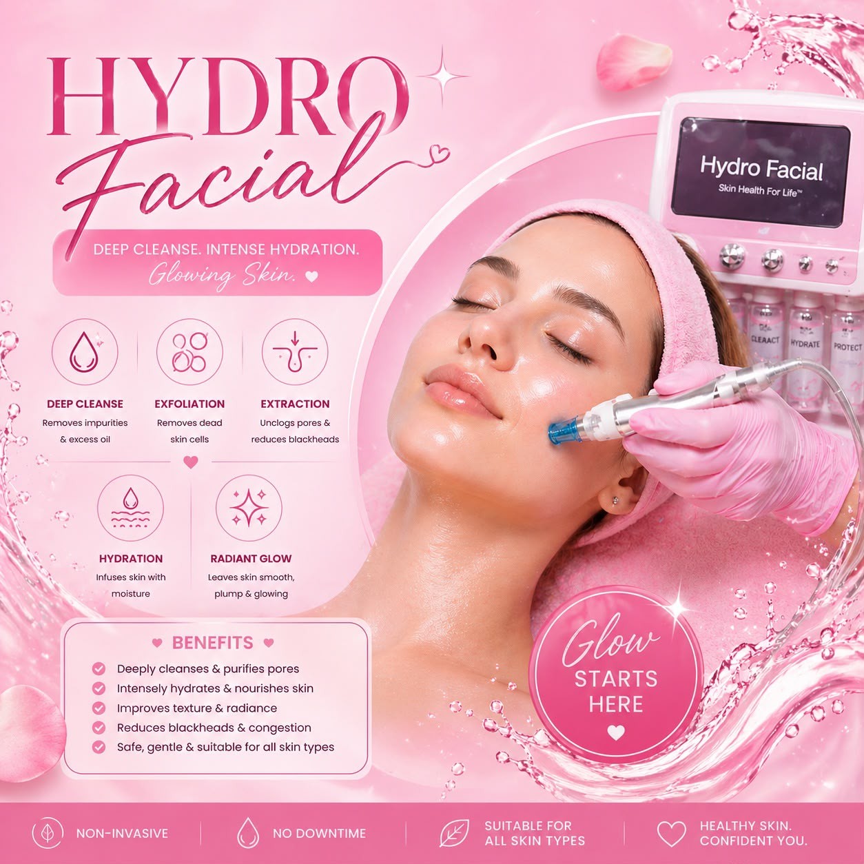 HydraFacial — glow starts here